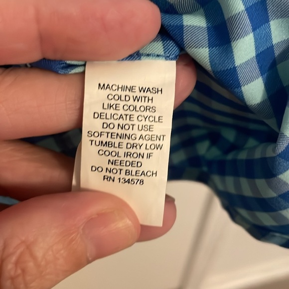 Vineyard Vines Checkered Whale Shirt - Picture 5 of 6